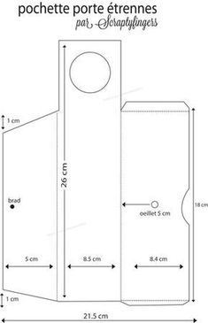 the pattern for a door and window with measurements