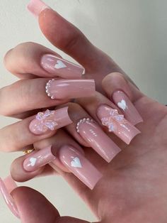 Neutral Gel Polish, Gel Nail Set, Brown Glitter, Daily Nail, Kawaii Nails, Pink Acrylic Nails