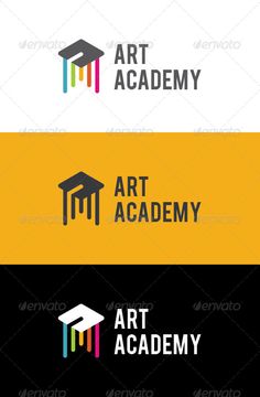 the art academy logo is shown here in this image it's designed to look like an