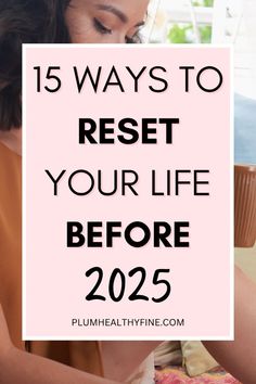 Here are 15 reset ideas that you can use to reboot your life before the start of 2025 so that you can enter new year feeling good | reset day ideas, tips to reset your life, how to reset your life before 2025, things to do before new year, reset life before new year, self improvement tips To Do Before New Year, 2024 Habits, Reset Life, Reboot Your Life, New Year Reset, Reset Ideas, Reset Checklist, Year Reset, Reset Day