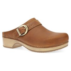 Primary image of Baylor Tan Oiled Pull Up Teacher Shoes, Clogs For Women, Tanning Oil, Flip Flop Shoes, Dansko Shoes, Womens Clogs, Sneaker Heels, Pull Up, Ankle Strap Sandals