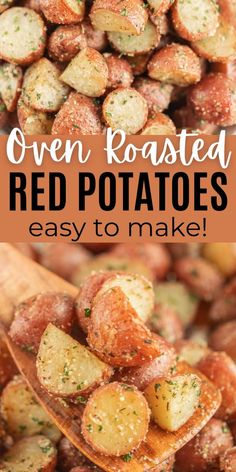 oven roasted red potatoes are the perfect side dish for any meal they're easy to make