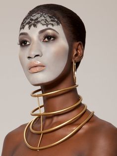 BEAUTY TALK: THE MANY SHADES OF AFRICA | AFRICAN MODELS FROM AROUND THE WORLD | Because I Am Fabulous | Because I Am Fabulous Bounty Bars, Futuristic Makeup, African American Fashion, White Makeup, African Models, We Are The World, Fantasy Makeup