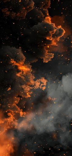 Space Background Iphone, Orange Black Aesthetic, Abstract Clouds, Lockscreen Background, Fire Wallpaper, Wallpaper Moon, Stars Space, Space Background, Pretty Backgrounds