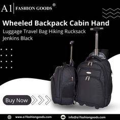 Wheeled Backpack Cabin Hand Luggage Travel Bag Backpack With Wheels, Hand Luggage, Travel In Style, Accessories For Men, Travel Style