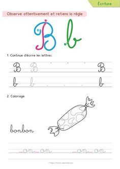 the letter b is for turtle worksheet with an animal and its capital letters