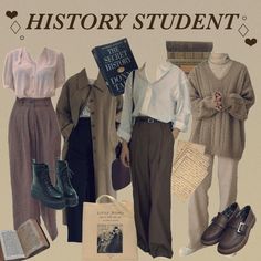 Dark Academia Outfit Women, History Student, Academia Aesthetic Outfit, Librarian Style, Dark Academia Outfits, Dark Academia Outfit, Dark Academia Clothes, Academia Clothes, Academia Outfits