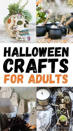 halloween crafts for adults that are easy to make and great for the kids in your life