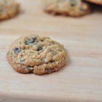 several cookies on a cutting board ready to be eaten