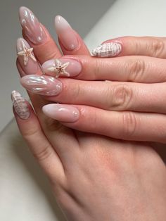 Tulum Nails Design, Seashell Nails, Concert Nails, Wow Nails, Nails Nude, Airbrush Nails, Summery Nails