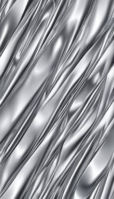 an abstract silver background with wavy lines