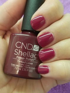 CND Shellac Tinted Love Cnd Nail Polish, Shellac Nails Fall, Black Gold Nails, Thermal Nail Polish, Thermal Nails