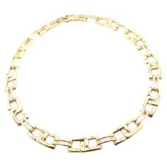 18k Yellow Gold Vintage Wide Link Necklace by Tiffany Co. Details: Length: 17.5 Weight: 118.1 grams Width: 15mm Stamped Hallmarks: T&Co 2001 750 Italy *Free Shipping within the United States* YOUR PRICE: $22,000 T3071mmlre Yellow Gold Necklace, Tiffany And Co, Chain Link Necklace, Link Necklace, Tiffany & Co., Chain Link, Diamond Necklace, Gold Bracelet, Gold Necklace