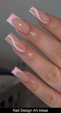 21+ Heart Nails That Are Perfect For Valentine’s Day We only feature products that we hope you will love. We may earn a commission i... White Acrylics Design, Cute White Nails Designs For Acrylics, Nails Of Summer, Gel Nails French Tip Designs, French Tip Nails With Design Pink, Nails Pink With Design, Light Pink Nails Design Ideas, Inspo For Nails, Nail Pink Ideas