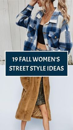 Street Style Ideas, Sleeveless Jean Jackets, Women's Street Style, Fall Suit, Jean Jacket Outfits, Trendy Jackets, Bold Accessories, Fall Outfit Ideas, Plaid Dress Shirt