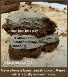 two brownies stacked on top of each other with text overlaying the image