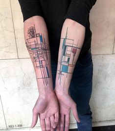 Gallery of 118 Impressive Architecture Tattoo Designs  - 52 Geometric Tattos, Minimalist Tattoo Meaning, Pattern Tattoos, Paris Tattoo, Typography Tattoo, Abstract Tattoos, Tattoo Templates, Original Tattoos, Delicate Tattoo