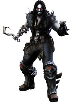 a character from the video game darkside is shown in full costume and holding two swords