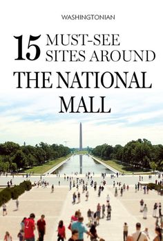 the national mall with people walking around it