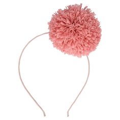 Pompoms are still so on-trend, so this hair accessory will make you look super stylish. The headband is crafted from metal and wrapped in ribbon. This is topped with a pretty pink pompom. Gender: unisex. Meri Meri, Metal Headbands, Mermaid Coloring, Pink Yarn, Boy Hat, Eco Friendly Paper, Pink Gingham, Party Inspiration, Peach Pink