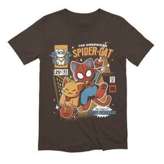 Spider Cat, Cat T Shirt, Swaggy Outfits, Mode Inspo, Cat T, Really Cute Outfits, Juno, Cat Tshirt