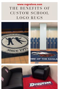 School Logo Rugs School S, Vibrant Rugs, Rugs And Mats, Personalized Logo, School Logo, School Pride, School Team