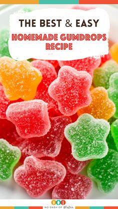 the best and easy homemade gumdrop recipe