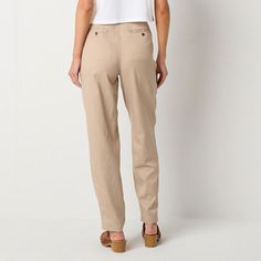 This pair of a.n.a women's pleated pants has an elegant tailored aesthetic that looks great for the office or a chic brunch look. Made from cotton-twill, this high-rise style has a tapered leg silhouette, a button-zip fly and multiple pockets. Style it with a blouse or t-shirt.Front Style: Pleated FrontClosure Type: Button & ZipperFit: Regular FitPockets: 2 Side Slip Pockets, 2 Back Button PocketsRise: High RiseFiber Content: 65% Lyocell, 24% Cotton, 11% LinenFabric Description: TwillLining: Pa… Tailored Aesthetic, Pleated Pant, High Rise Style, Pleated Pants, Cotton Twill, Looks Great, That Look, High Rise, Product Description