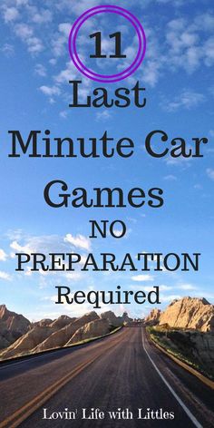 the cover of 11 last minute car games no preparation required