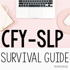 CFY SLP- speech and language therapy survival guide for your clinical fellowship year! First of all- congratulations, CFY-SLP! You made it through (or are almost through) graduate school- you ROCK. That is a huge accomplishment, and you should be proud. I'm hoping to help make your clinical fellowsh... Slp Toolkit, Study Tactics, Speech Therapy Data Collection, Slp Office, Speech And Language Therapy, Speech Language Activities