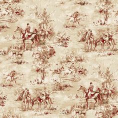 a wallpaper with horses and people on it