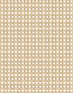 a beige and white striped wallpaper with circles