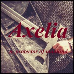 a person holding a pair of scissors on top of a metal object with the words axella in red