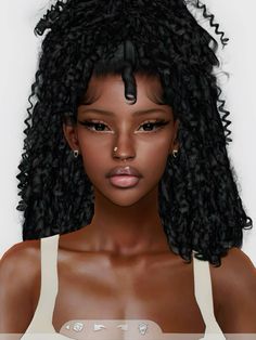 Afro Hair Sims 4 Cc, Sims 4 Curly Hair, Morning Before School, Intricate Hairstyles, Inspired Hairstyles, Sims 4 Black Hair, Play Sims 4, Free Sims 4