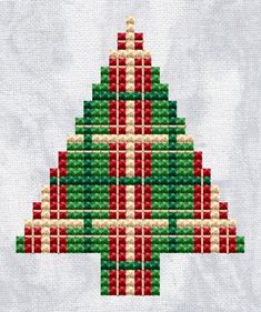 a christmas tree made out of lego blocks