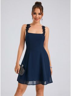 JJ's House Chiffon Square Fall Spring Summer Winter A-line XXL XL S M L Crossed Straps Sweet & Flow Simple Dark Navy Height:5.8ft（176cm） Bust:32in（82cm）Waist:24in（61cm）Hips:35in（89cm） No Special Offer Short Blue Sleeveless Homecoming Dress. #JJ's House #Chiffon #Square #Fall #Spring #Summer #Winter #Aline #XXL #XL #S #M #L #CrossedStraps #Sweet&Flow #Simple #DarkNavy #No #SpecialOffer #Short #Blue #Sleeveless #HomecomingDress Formal A-line Chiffon Mini Dress, Elegant Sleeveless Chiffon Dress For Homecoming, Elegant Sleeveless Chiffon Homecoming Dress, Elegant Chiffon Dress For Homecoming, Elegant Chiffon Homecoming Dress, Elegant Lined Chiffon Mini Dress, Cute Short Dresses, Satin Homecoming Dress, Dress Inspo