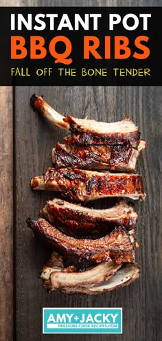 instant pot bbq ribs on the bone tender