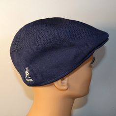 Bundle And Save On Shipping! Made With Poly Weave. Elastic Band On Inside For Secure Fit. See Last Photo For Measurements. Blue Flat Cap One Size Fits Most, Casual Knitted Flat Cap, Blue Knitted Hat For Spring, Casual Blue Knitted Hat, Fitted Blue Cap, Navy Flat Cap, One Size Fits Most, Casual Blue Golf Hat, Fitted Blue Flat Cap, Blue Flat Cap - One Size Fits Most