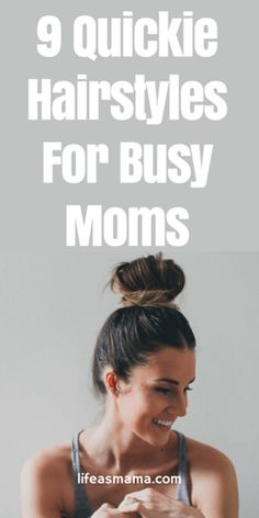 Quickie hairstyles for busy moms Easy Hairstyles For New Moms, Cute Hairstyles For Moms, Mom Ponytail Hairstyles, Lazy Mom Hairstyles, Long Hair Mom Hairstyles, New Mom Hairstyles, Fast Updos For Long Hair, Hair Styles For Moms, Hair For Moms