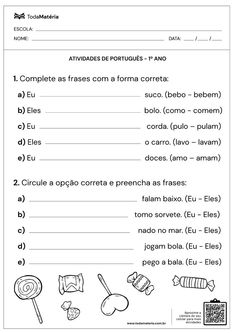 spanish worksheet with pictures and words for children to use in the language classroom