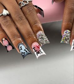 Katie Fang Nails, Ugly Nails Weird, Nail Freestyle, Starbucks Nails, Nails Duck, Duck Nail, Amazing Nails