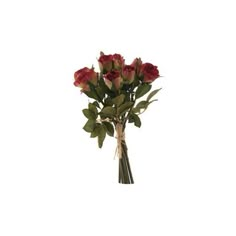 a bunch of red roses in a vase