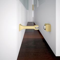 The Classic Edge Magnetic Door Stop from Franklin Brass is a smart door stop option for preventing doors from damaging walls. The magnetic feature of this stylish door stop also helps keeps doors open when needed. Available in several finishes to complement your decor. Franklin Brass brings you style and function with this collection, which includes hooks, handrails, and door stops. Franklin Brass 3-in Gold Rigid Door Stop (2-Pack) | B47313K-117-C Stylish Doors, Magnetic Door, Smart Door, Door Stops, Open When, Diy House Projects, Door Stopper, Door Opener, Door Stop