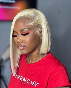 Blonde Bob Wig Human Hair 13X4 Lace Front Wigs Pre Plucked Bleached Knots 150% Density 613 Lace Front Wig Human Hair Straight Short Bob Wigs Human Hair Lace Frontal Wigs for Women 12 Inch 613 Bob Wig, Blonde Bob Photoshoot, 10 Inch Frontal Bob Wig Styles, Blonde Bobs Black Women