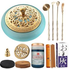 PRICES MAY VARY. 【Complete Incense Burner Set】: 16-in-1 incense burner kit offers an all-inclusive solution for the avid incense enthusiast. Everything you see in the picture comes in the package, ensuring exceptional value for your investment. Elevate your home ambiance and indulge in the captivating aroma of our kit, embarking on a sensory journey that promises relaxation and rejuvenation. 【Stunning Décor】: More than a visually stunning décor piece, this burner is a multitasking superstar. Its Nag Champa Incense, Yoga Supplies, Sandalwood Incense, Incense Sticks Holder, Yoga And Meditation, White Ash, Color Glaze, Incense Holders, Incense Cones