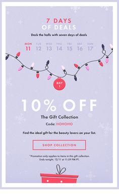 the holiday sale is on and it's up to 10 % off with this coup