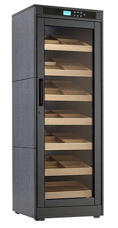 The Remington Lite Electric Cabinet Humidor | 2000 Cigars Humidor Wall, Humidor Drawers, Cabinet Humidor, Humidor Cabinet, Bakery Equipment, Elegant Bar, Good Cigars, Metal Slide, Cigars And Whiskey