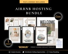 the airbn hosting bundle is shown here