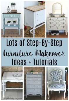 lots of step by step furniture makeover ideas