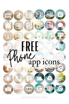 Free app icons, aesthetic app icons, summer phone aesthetic, free widgets, neutral app icons, ocean app icons, palm tree app icons Free App Icons, Shortcut Icon, Free Aesthetic, Icon Sets, Blog Graphics, Phone Icons, Free Iphone Wallpaper, App Covers